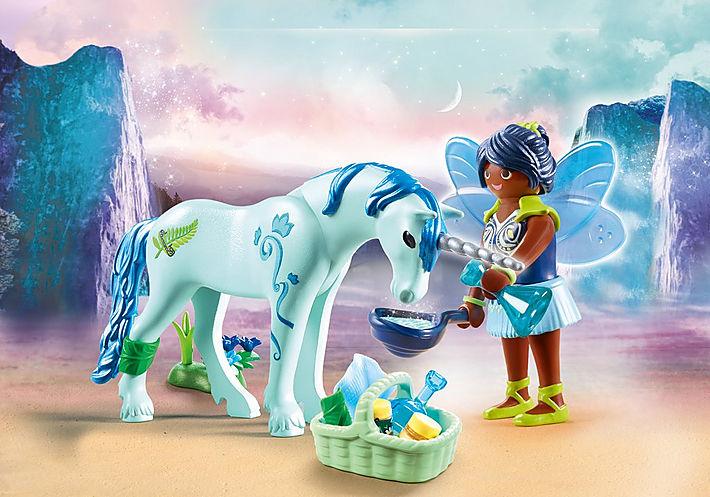 Actual product image Playmobil Unicorn with Healer Fairy (70656)