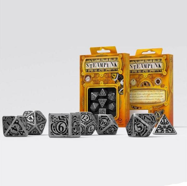 Produktbild Q Workshop SMST35 - Metall Steampunk Würfel Set (7)