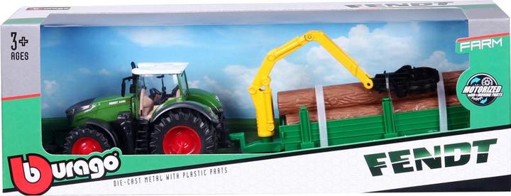 Produktbild Bburago Farm Tractor mit Anhänger Fendt und New Holland