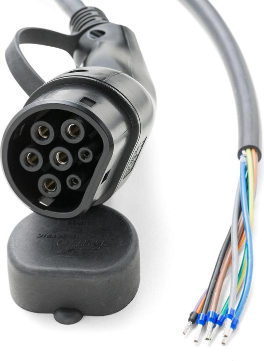 Produktbild Ratio Electric Ersatzladekabel E-line Typ 2 16A/400V 11kW 15m (Fest verdrahtet, 11 kW, 16 A, 15 m)
