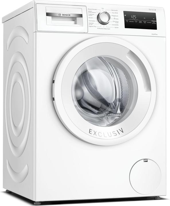 Actual product image Bosch Hausgeräte WAN28297 Washing machine (front-loading, freestanding, 7 kg, B, 1,400 rpm, series 4) (7 kg, Left)