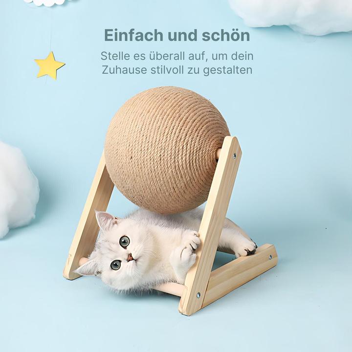 Produktbild Hermex Kratzball für Katzen Kratzspielzeug Katzenball Kratzkugel Katzenspielzeug (Kratzspielzeug Katze)
