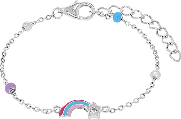 Produktbild Prinzessin Lillifee Armschmuck für Mädchen, 925 Sterling Silber, Zirkonia synth. | Sternschnuppe (15 cm, Silber 925)