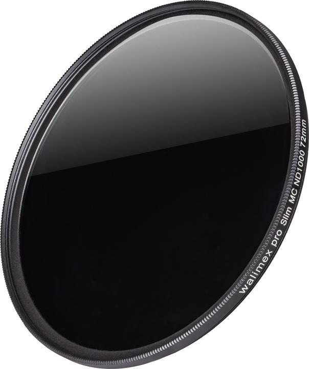 Walimex pro pro Slim Graufilter ND1000 vergütet 72 mm (72 mm, ND- / Graufilter, 72 mm)