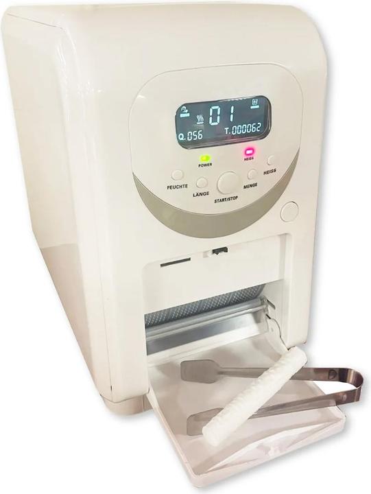 ReUseMe Erfrischungstuch Gerät (Hot & Cold) inkl. 12 Rollen à ca. 80 Tücher