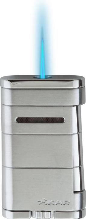 Produktbild Xikar Allume Single Jet Feuerzeug silver 531SL