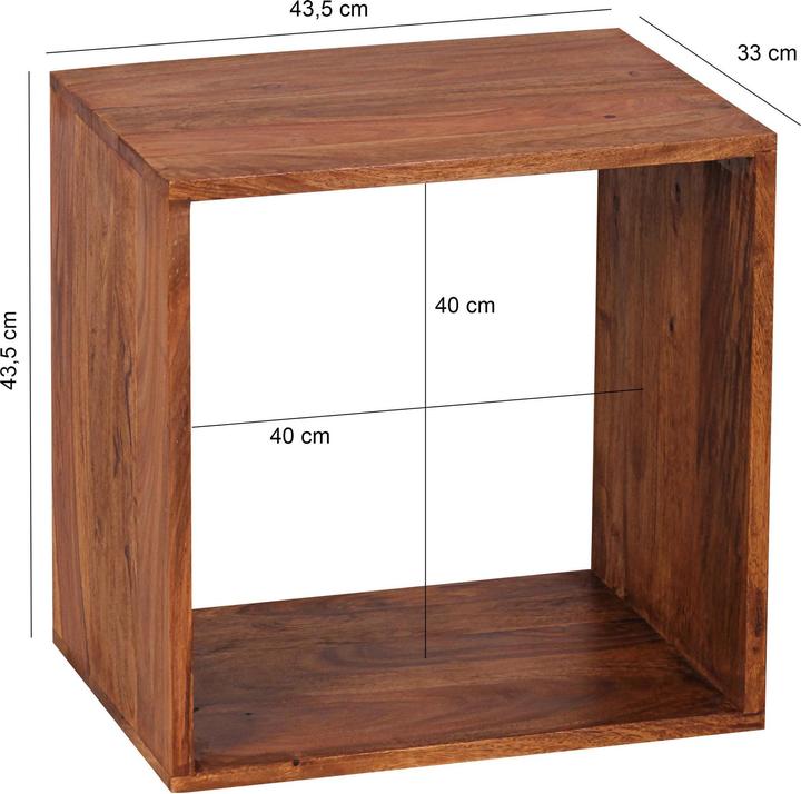 Actual product image Wohnling Mumbai (43.5 x 33 x 43.5 cm)