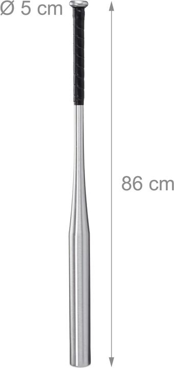 Actual product image Relaxdays Baseballschläger (34")