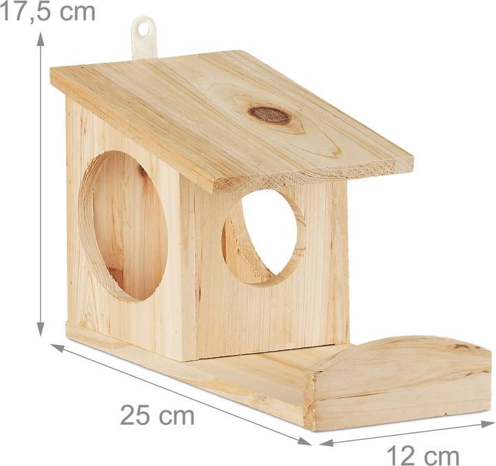 Actual product image Relaxdays Squirrel Feeder
