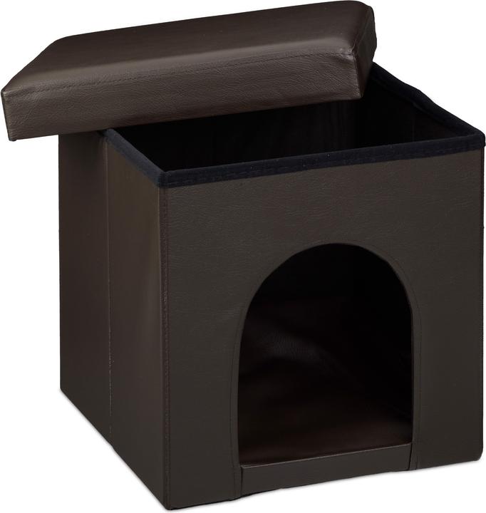 Actual product image Relaxdays Dog Box Seat Stool