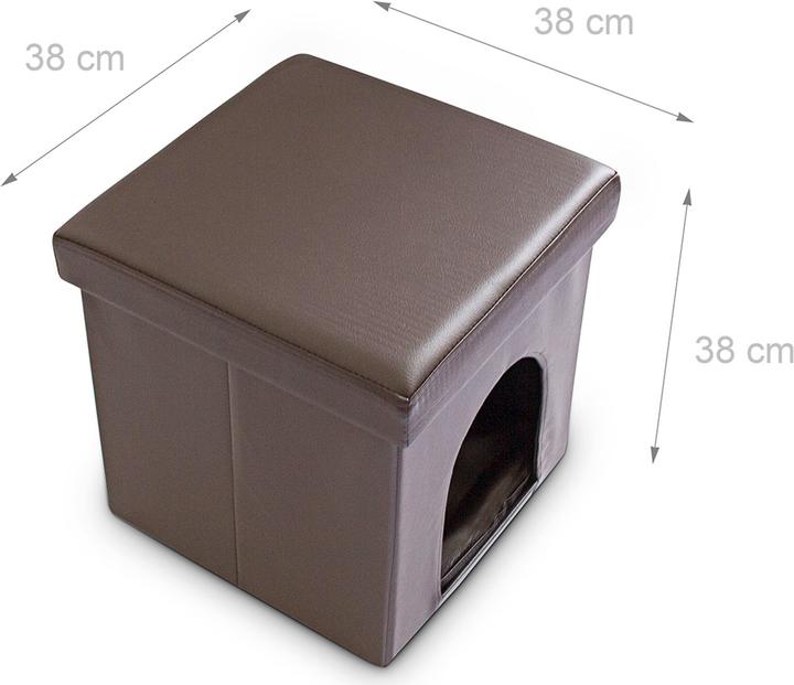 Actual product image Relaxdays Dog Box Seat Stool