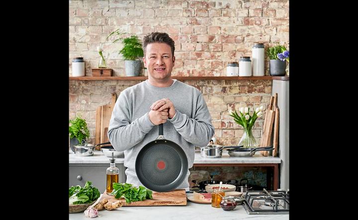 Produktbild Tefal Jamie Oliver E3030644 Pfanne Allzweckpfanne Rund (28 cm, Pfannenset + Topfset, Edelstahl)
