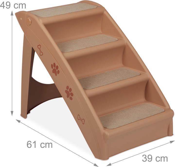 Actual product image Relaxdays Dog Stairs, 4 Steps (Dog, Foldable)