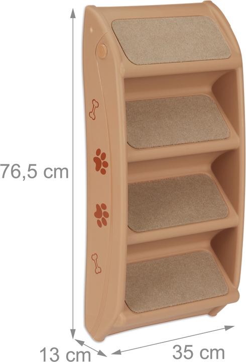Actual product image Relaxdays Dog Stairs, 4 Steps (Dog, Foldable)