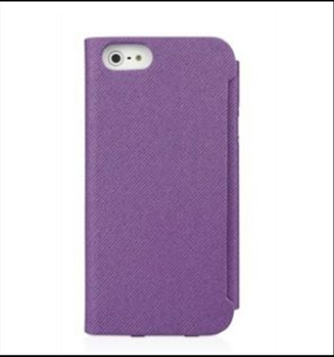 Actual product image Macally Folio case for iPhone 5/5S/SE Purple (Apple iPhone 5s, Apple iPhone 5, Apple iPhone SE)