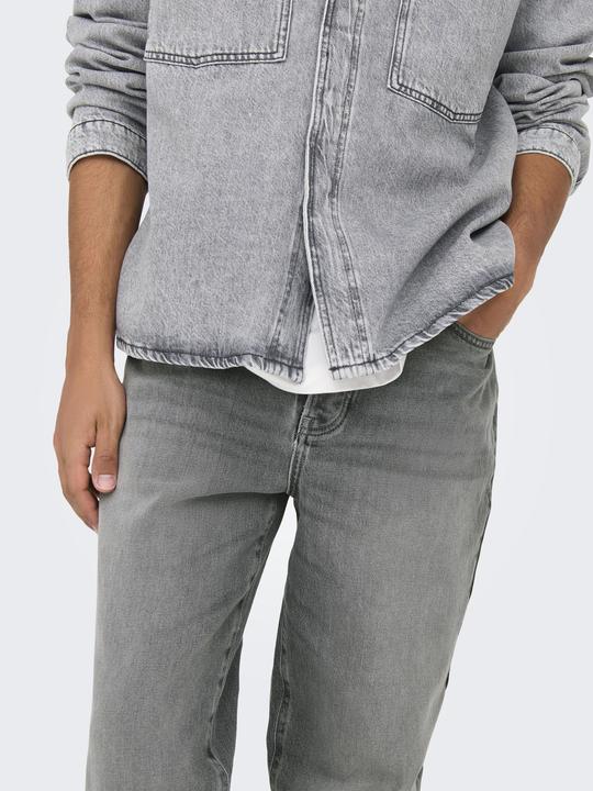 Image du produit Only & Sons ONSYOKE Taille moyenne Réduction Jeans Relaxed Fit Jeans (34)