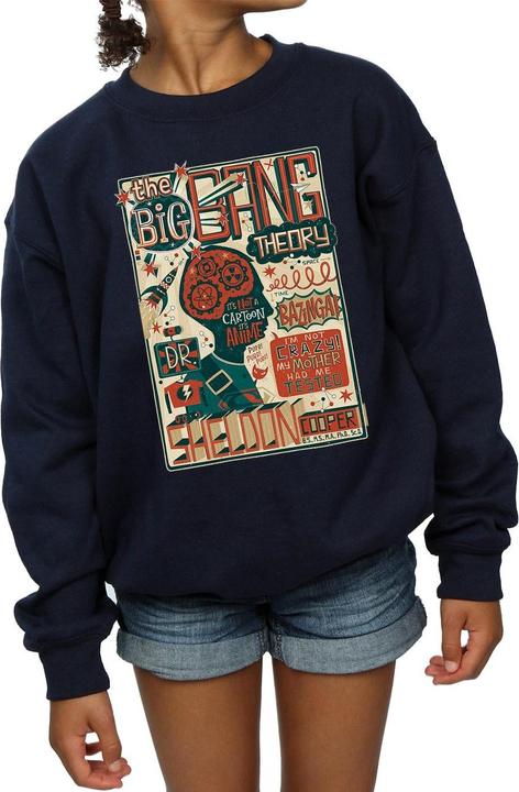 Immagine prodotto Big Bang Theory Infographic Poster Felpa Ragazze (128)