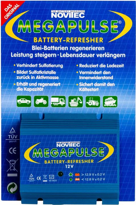 Energy Label Novitec Megapulse Lead Battery Refresher (12V, 1.60 A)