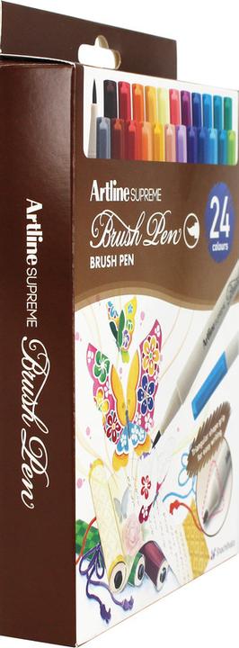 Image du produit Artline Feutre pinceau Brush Pen Supreme (Trié, 24 x)