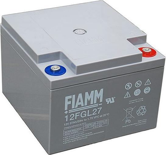 Actual product image Fiamm Lead battery 12FGL27 Pb 12V / 27000mAh 10-year battery, M5 (12 V, 27 Ah)