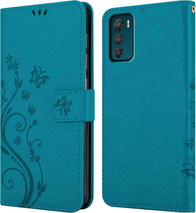 Produktbild Cadorabo Hülle für Motorola MOTO G42 mit Blumen Muster (Motorola Moto G42)