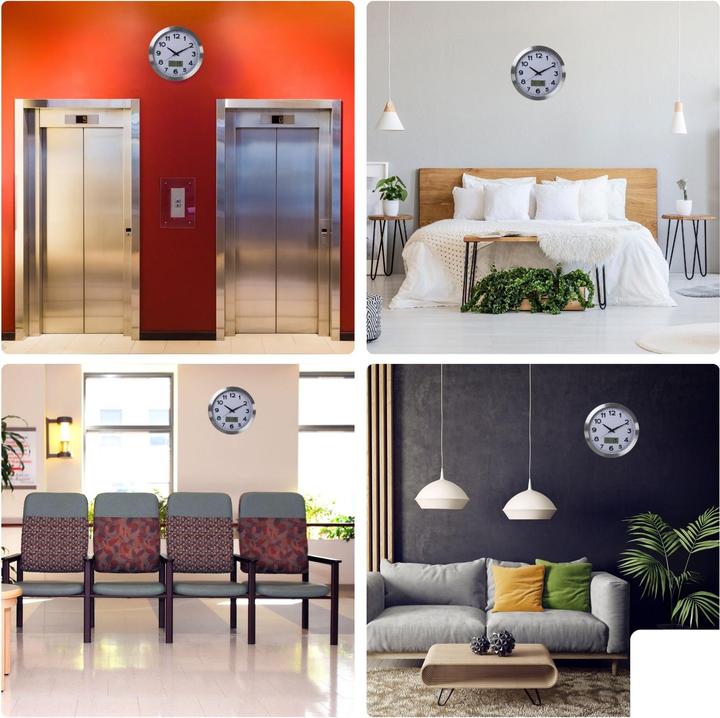Image du produit Perel Horloge murale (35 cm)