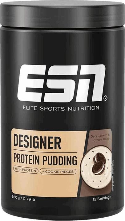 Actual product image ESN Designer High Protein Pudding (Cookies & Cream, 1 pcs., 360 g)