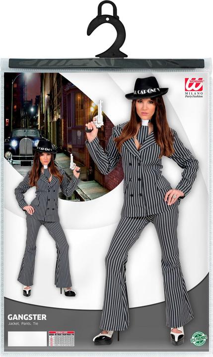 Image du produit Widmann Girlboss Gangster (S)