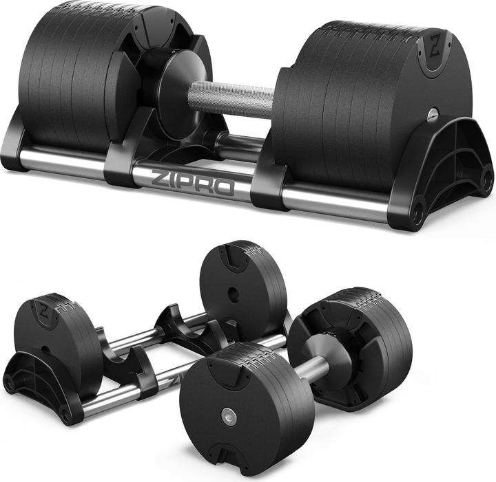 Image du produit Zipro Dumbbells avec charge réglable ROUND 40 kg