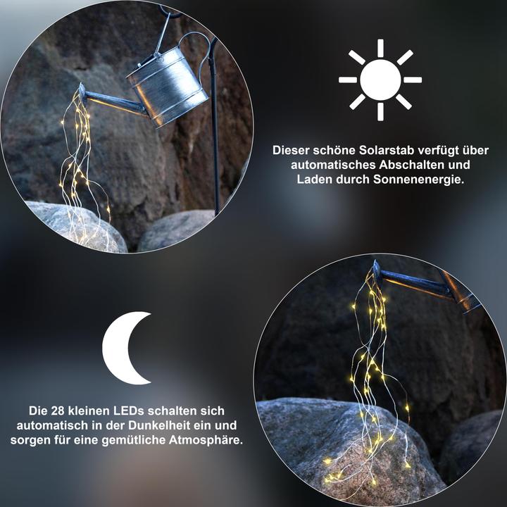 Produktbild Star Trading Solar Decoration Dew Drop Water can