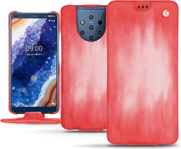 Productafbeelding Noreve Lederen omslag verticaal (Nokia 9 PureView)