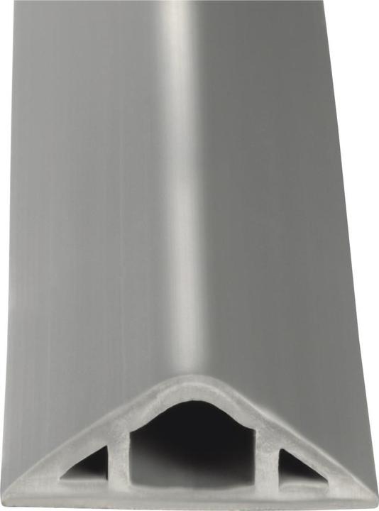 Actual product image Hama Flexible cable duct, self-adhesive, semicircular, 180 x 3 x 1 cm, PVC, grey (Duct, 180 cm)