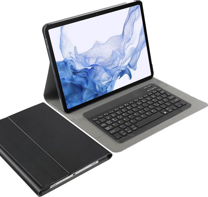 Actual product image Cazy Keyboard case compatible with Samsung Galaxy Tab S8+ - Protective case with magnetic detachable (DE, Galaxy Tab S8+)