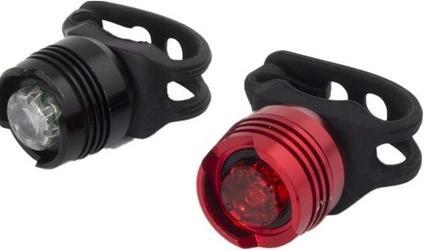 Esperanza Acrux Waterproof Led Bicycle Light Set Front And Rear 2 Pieces