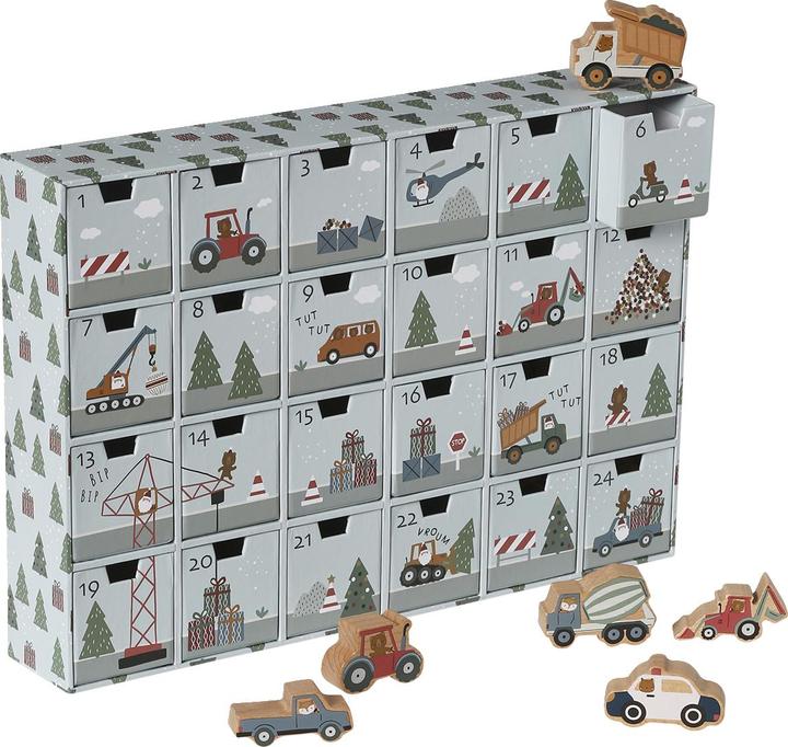 Immagine prodotto Vertbaudet Calendario dell'avvento per bambini con giocattoli in legno FSC