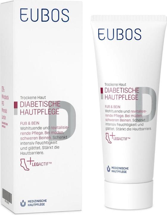 Immagine prodotto Eubos Cura della pelle dei piedi e delle gambe per diabetici (nuovo) (Crema piedi e gel piedi, 100 ml)