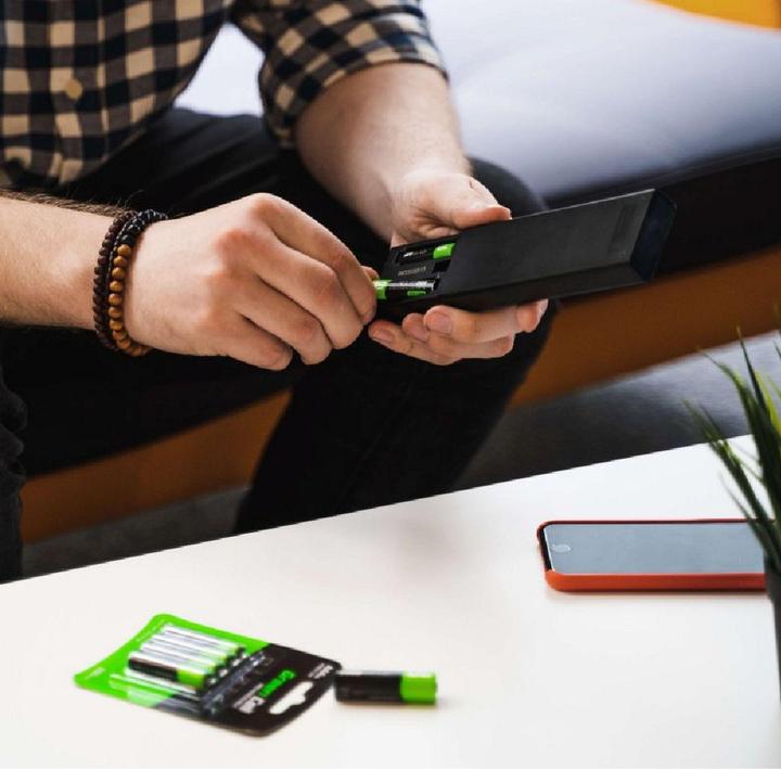 Productafbeelding GreenCell GR08 - Oplaadbare batterij - AAA - nikkelmetaalhydride (NiMH) - 1,2 V - 2 st. (2 Pcs., AAA, 800 mAh)