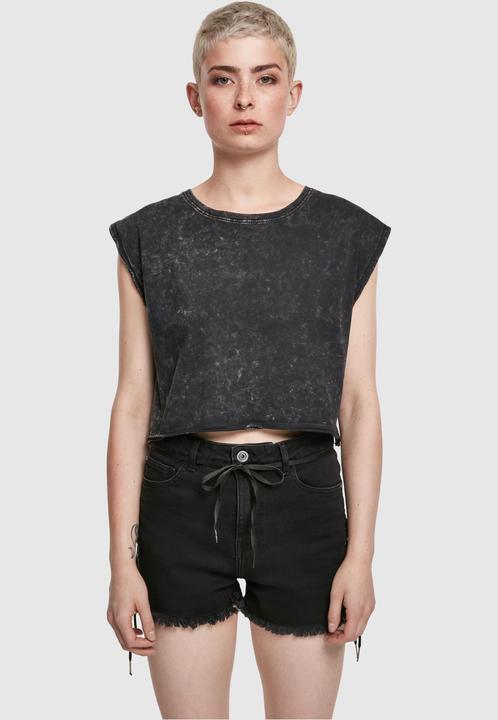 Produktbild Urban Classics Ladies Short Acid Wash Tee (5XL)