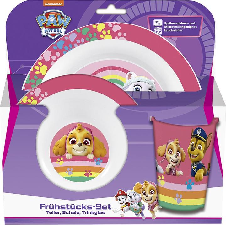 Produktbild pos Frühstücksset 'Paw Patrol Girl' 3-teilig