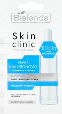 Bielenda Skin Clinic Professional Hyaluronic Acid Moisturizing And Soothing Mask 8G