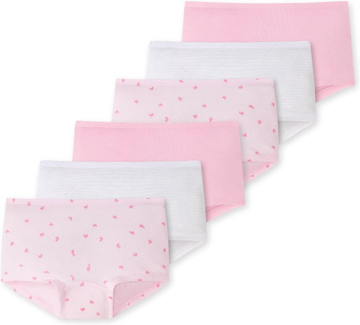 Produktbild Schiesser 6er Pack Kids Girls 95/5 Organic Cotton Shorts (98, 6er Pack)
