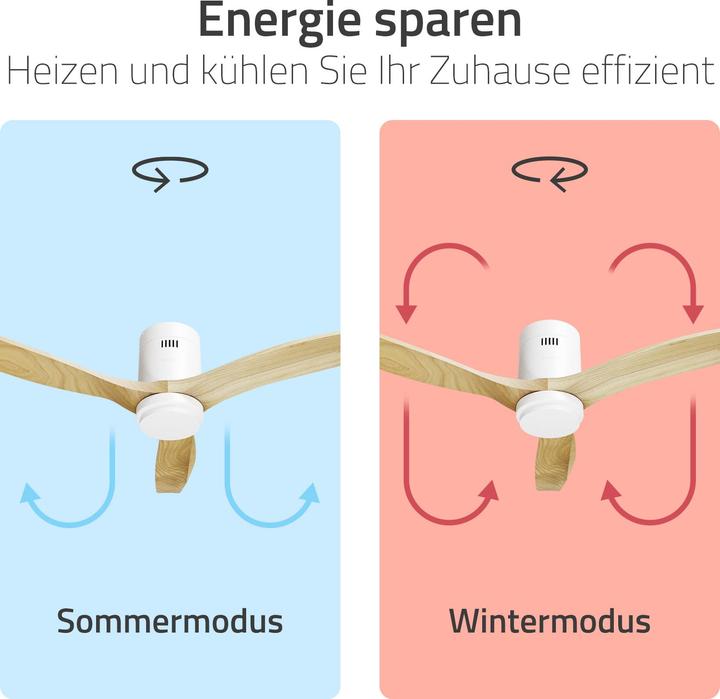 Immagine prodotto Hombli Deckenventilator mit Licht (43 dB)