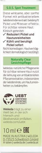 Actual product image Weleda Naturally Clear S.O.S (10 ml, Face gel)