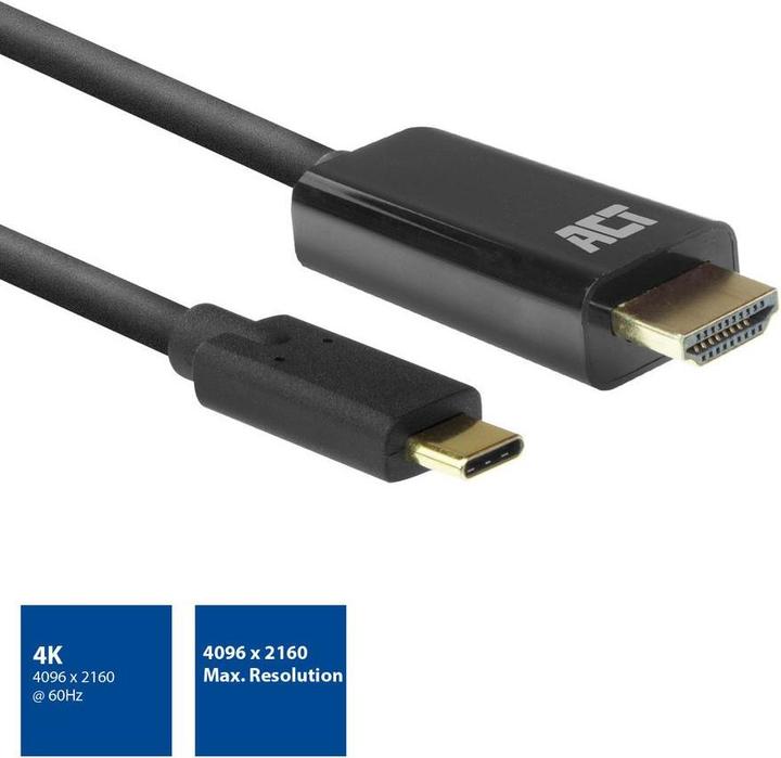 Actual product image USB C — HDMI (Typ A) (2 m, HDMI)