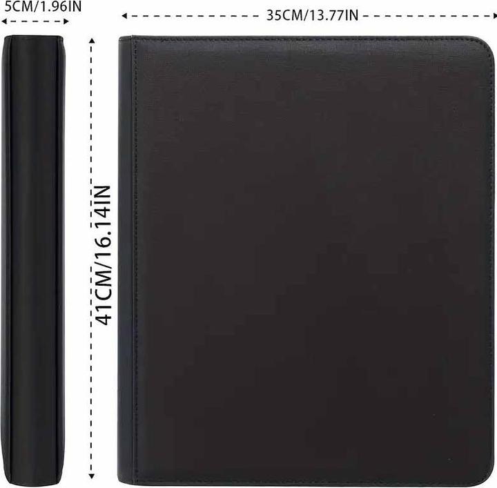 Actual product image BCW Toploader Binder Order Black