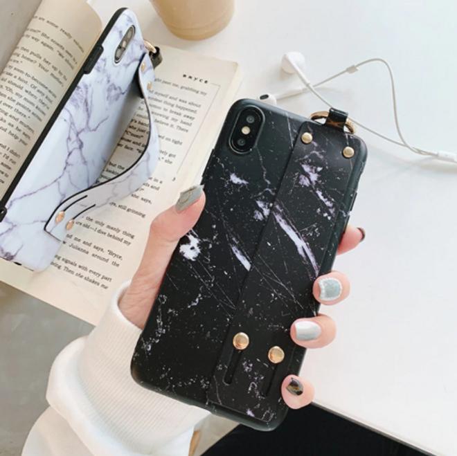 Actual product image MU Classic TPU Strap Series Soft Case with Hand Strap (Apple iPhone XS, Apple iPhone X)