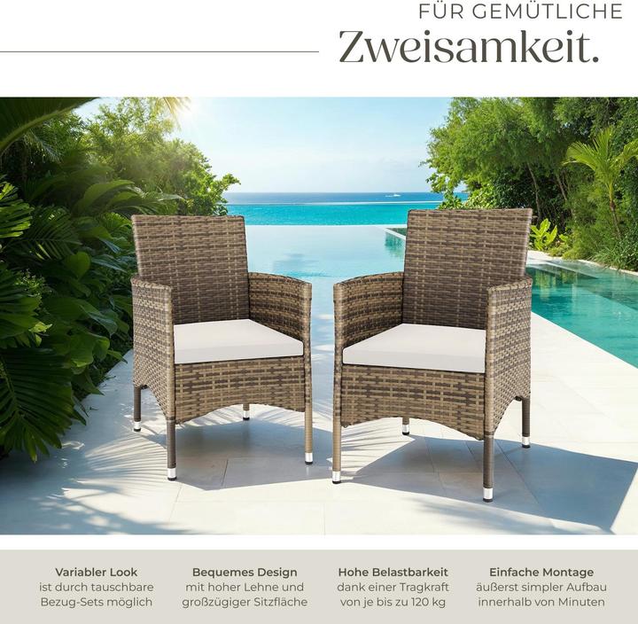 Produktbild tectake 2 Rattansessel