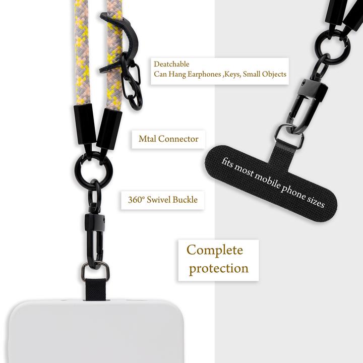 Image du produit Cadorabo Chaîne de téléphone portable pour WIKO LENNY 4 PLUS Necklace Coque