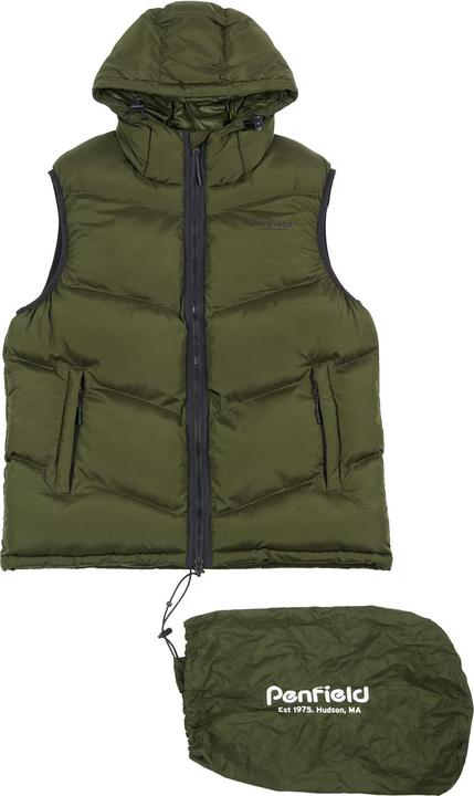 Penfield geteppte kapuzenwete mit winkel hudon cript quilt riptop (S)