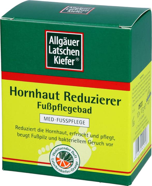 Produktbild Allgäuer Latschenk.Hornhaut Reduzierer Fusspflege, 10X10 g BAD (Hornhautentferner)